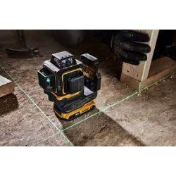 DEWALT ΑΥΤΟΡΥΘΜΟΖΟΜΕΝΟ LASER ΣΤΑΥΡΟΥ-ΓΡΑΜΜΗΣ ΠΡΑΣΙΝΗΣ ΠΡΟΒΟΛΗΣ 3X360